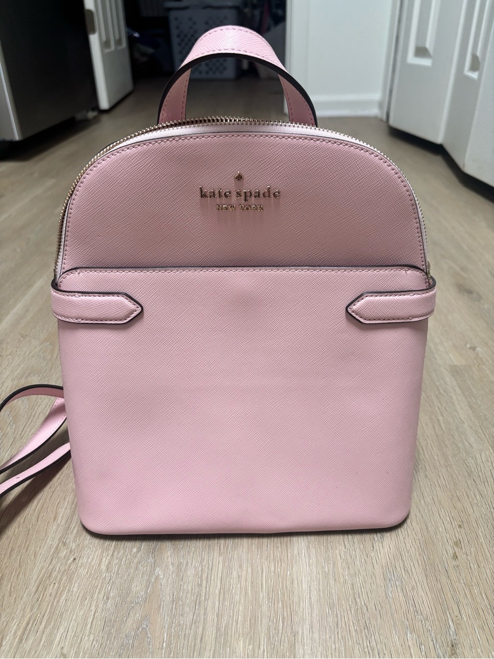 kate spade Pink Saffiano Mini Backpack